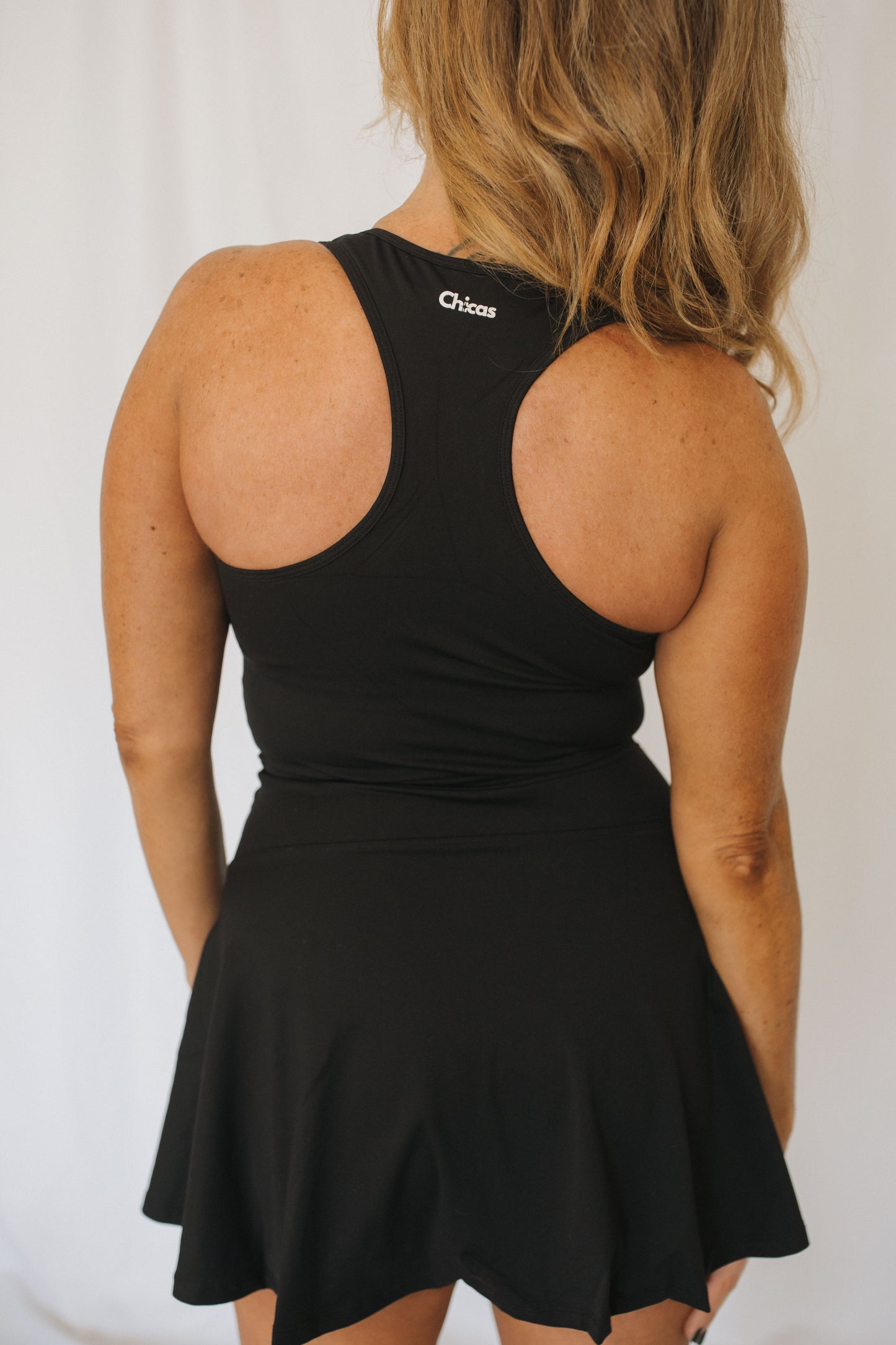 Chicas Sporty Mini dress Built-in Short - Black