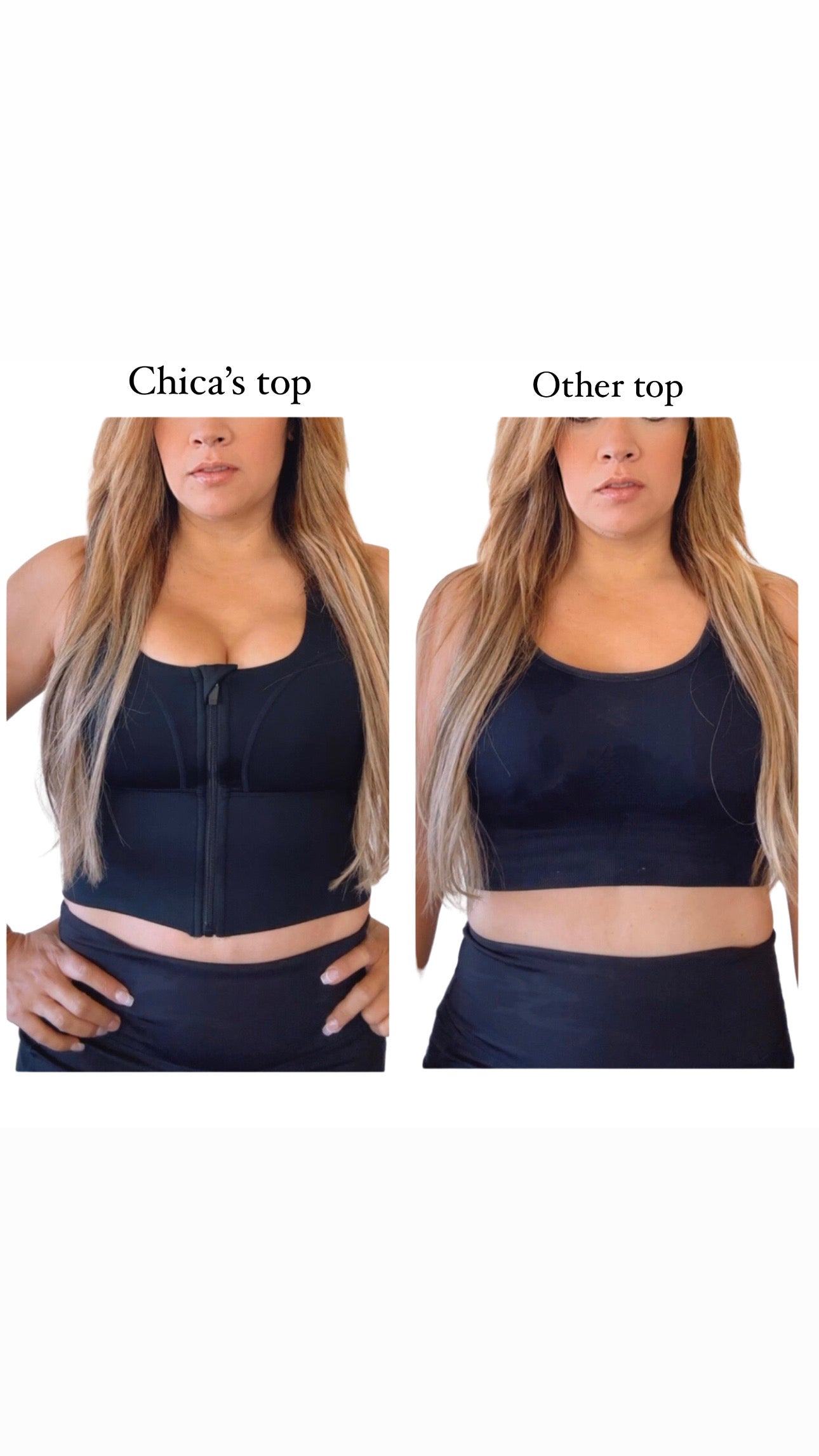 Chicas Sculpted Top